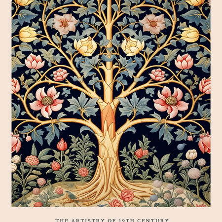Πινακας σε καμβά WILLIAM MORRIS - TREE OF LIFE 4 - William Morris Sticky 5