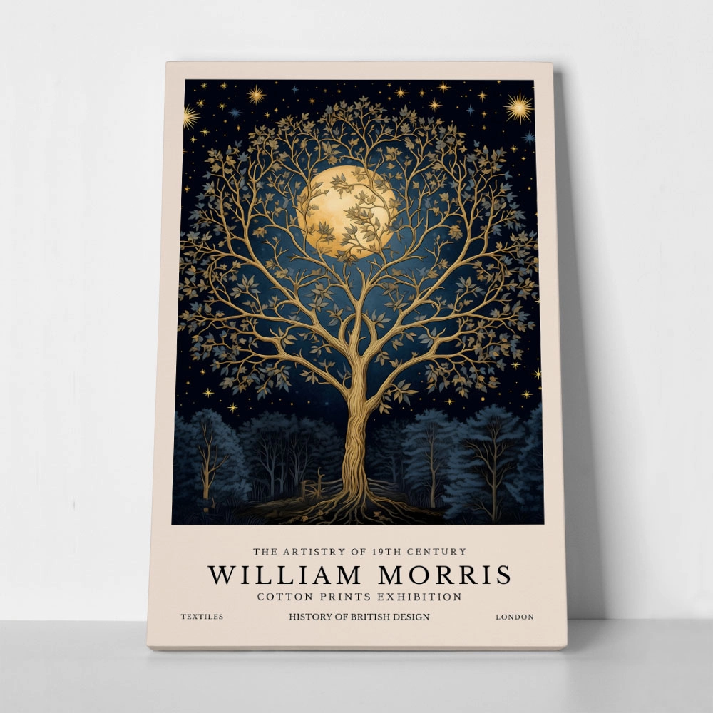 Πινακας σε καμβά WILLIAM MORRIS - TREE OF LIFE 7