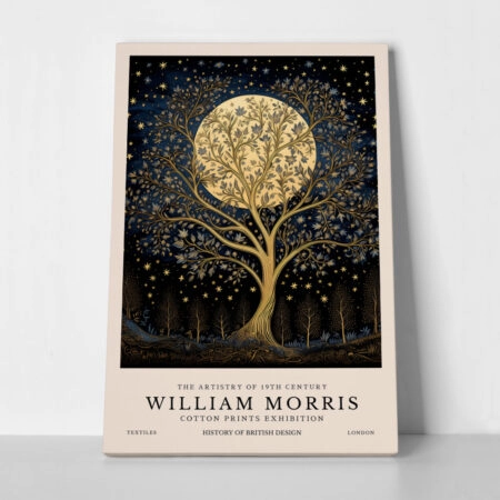 Πινακας σε καμβά WILLIAM MORRIS - TREE