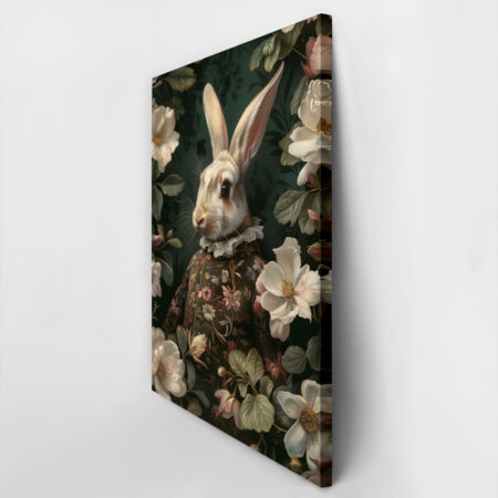 Πινακας σε καμβά WILLIAM MORRIS - VICTORIAN RABBIT PORTRAIT  1 - William Morris Sticky 2