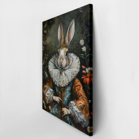 Πινακας σε καμβά WILLIAM MORRIS - VICTORIAN RABBIT PORTRAIT  3 - William Morris Sticky 2