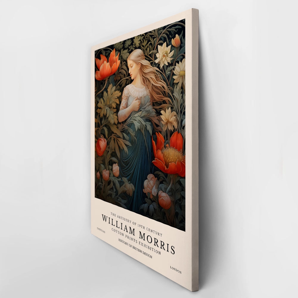 Πινακας σε καμβά WILLIAM MORRIS - WOMAN 1
