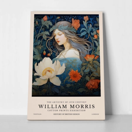 Πινακας σε καμβά WILLIAM MORRIS - WOMAN 2