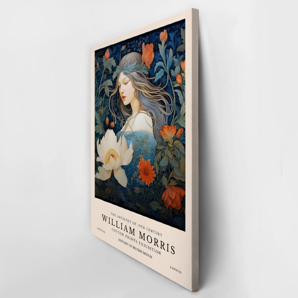 Πινακας σε καμβά WILLIAM MORRIS - WOMAN 2