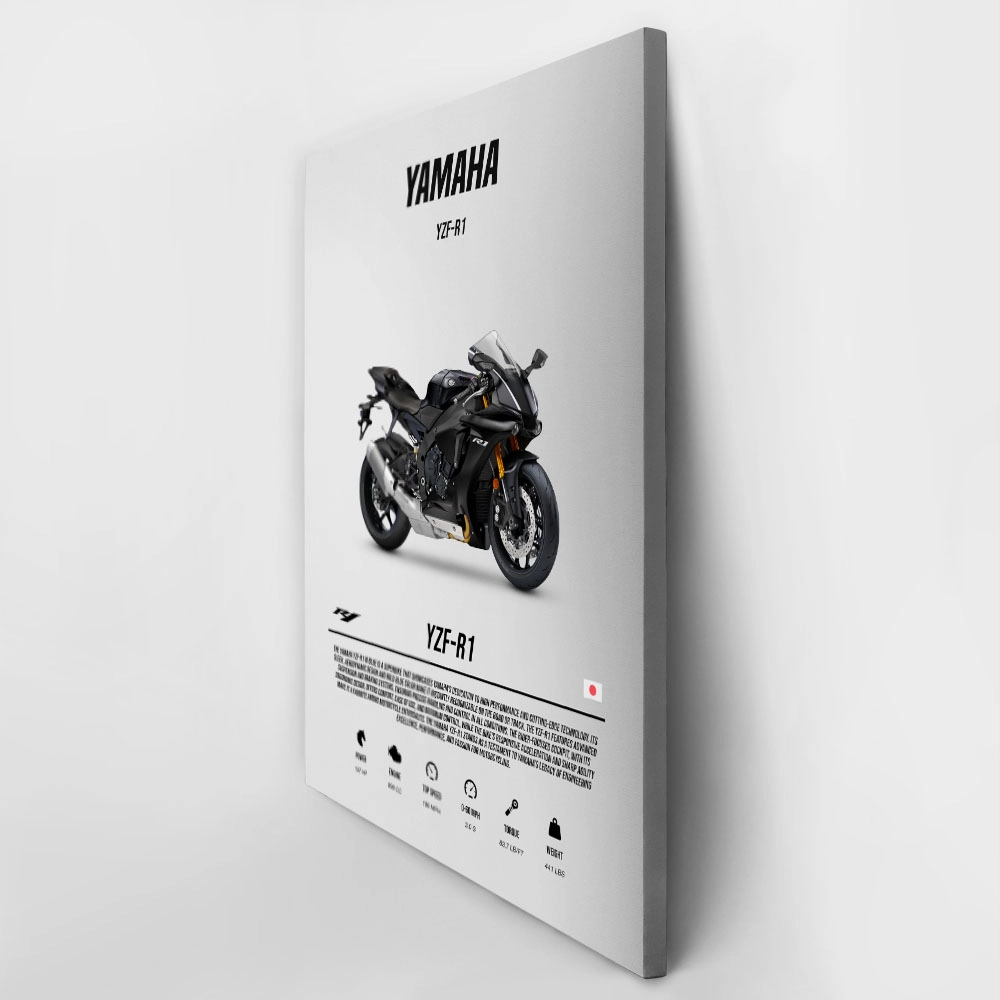 Πινακας σε καμβά YAMAHA YZF-R1 IMPERIAL