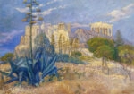 Πινακας σε καμβά ΚΩΝΣΤΑΝΤΙΝΟΣ ΜΑΛΕΑΣ - ΑΚΡΟΠΟΛΗ