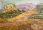 Πινακας σε καμβά ΚΩΝΣΤΑΝΤΙΝΟΣ ΜΑΛΕΑΣ - Η ΑΚΡΟΠΟΛΗ ΑΠΟ ΤΗΝ ΠΝΥΚΑ