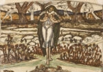 Πινακας σε καμβά ΚΩΝΣΤΑΝΤΙΝΟΣ ΜΑΛΕΑΣ - Η ΑΝΘΡΩΠΟΤΗΤΑ