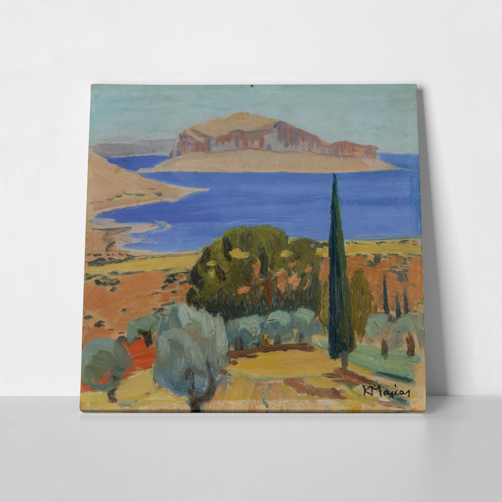 Πίνακας σε καμβά ΚΩΝΣΤΑΝΤΙΝΟΣ ΜΑΛΕΑΣ - ΜΟΝΕΜΒΑΣΙΑ 2