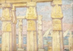 Πινακας σε καμβά ΚΩΝΣΤΑΝΤΙΝΟΣ ΜΑΛΕΑΣ - Ο ΝΑΟΣ ΤΟΥ ΛΟΥΞΟΡ