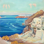 Πίνακας σε καμβά ΚΩΝΣΤΑΝΤΙΝΟΣ ΜΑΛΕΑΣ - ΣΑΝΤΟΡΙΝΗ 3 - Κωνσταντίνος Μαλέας Sticky 8