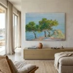 Πινακας σε καμβά ΚΩΝΣΤΑΝΤΙΝΟΣ ΜΑΛΕΑΣ - ΚΩΝΟΦΟΡΑ ΣΤΗ ΧΑΛΚΗ