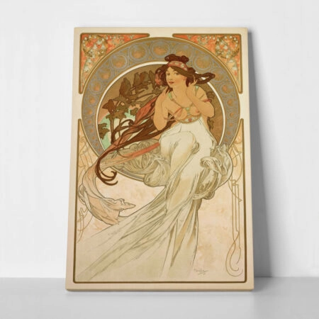 Πινακας σε καμβά ALPHONSE MUCHA - MUSIC - Alphonse Mucha