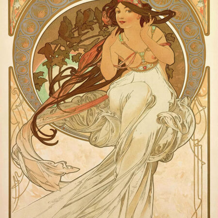 Πινακας σε καμβά ALPHONSE MUCHA - MUSIC - Alphonse Mucha Sticky 5