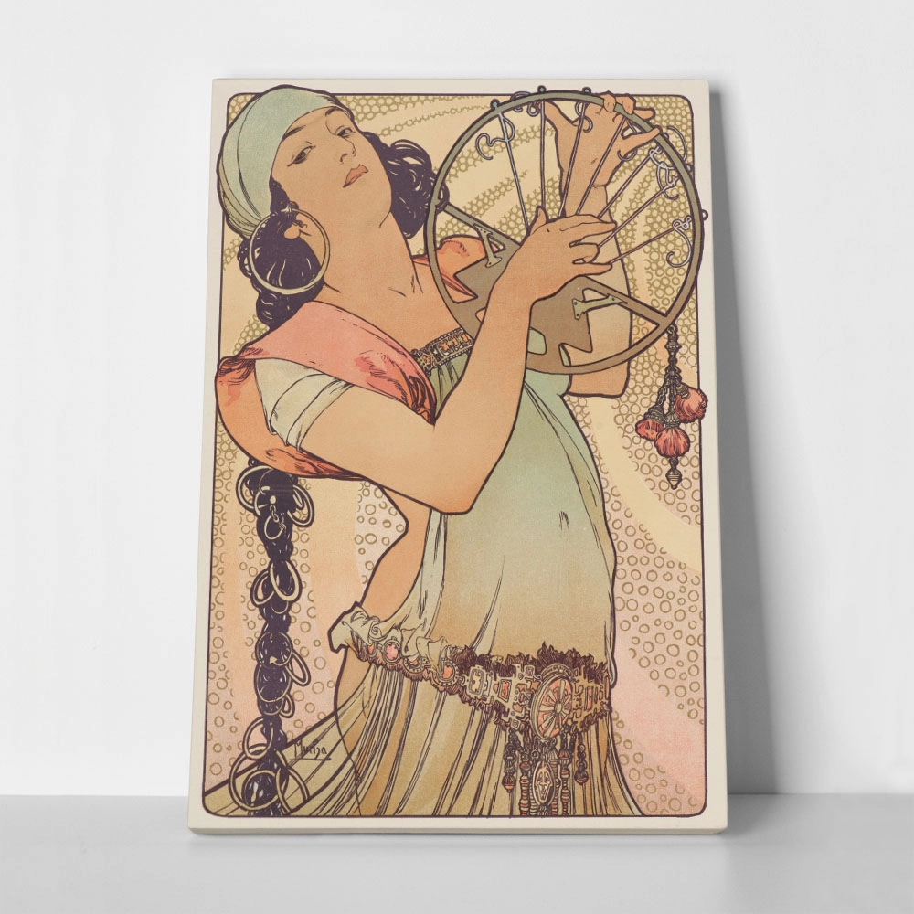 Πινακας σε καμβά ALPHONSE MUCHA - SALOME