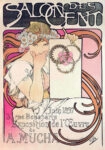 Πινακας σε καμβά ALPHONSE MUCHA - SALON DES CENT