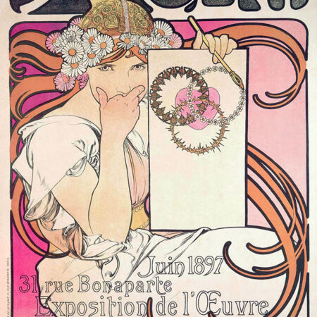 Πινακας σε καμβά ALPHONSE MUCHA - SALON DES CENT - Alphonse Mucha Sticky 5