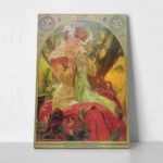 Πινακας σε καμβά ALPHONSE MUCHA - SARAH BERNHARDT