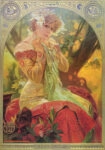 Πινακας σε καμβά ALPHONSE MUCHA - SARAH BERNHARDT