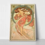 Πινακας σε καμβά ALPHONSE MUCHA - THE ARTS DANCE