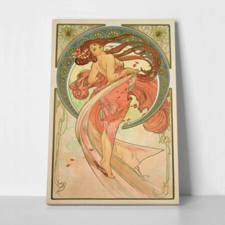 Πινακας σε καμβά ALPHONSE MUCHA - THE ARTS DANCE
