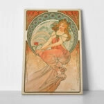 Πινακας σε καμβά ALPHONSE MUCHA - THE ARTS PAINTING