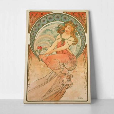 Πινακας σε καμβά ALPHONSE MUCHA - THE ARTS PAINTING