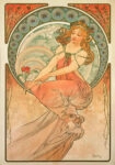 Πινακας σε καμβά ALPHONSE MUCHA - THE ARTS PAINTING