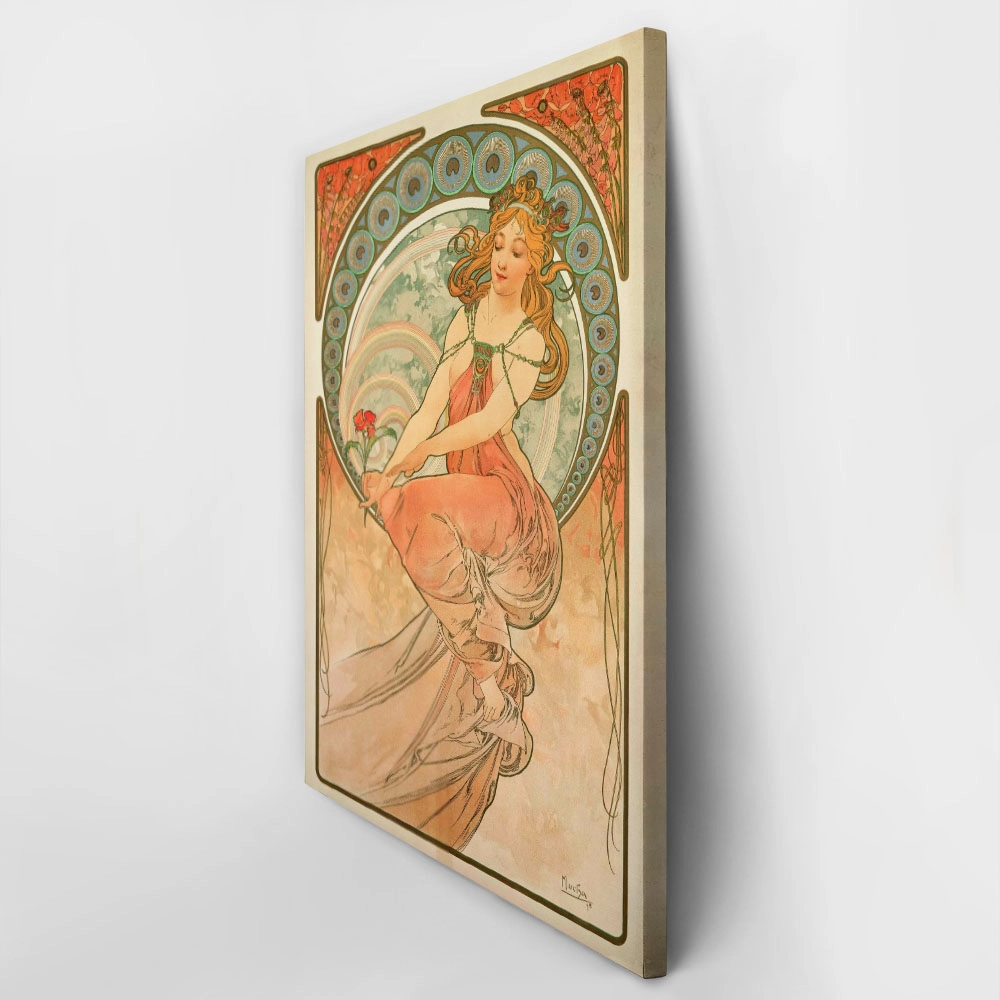 Πινακας σε καμβά ALPHONSE MUCHA - THE ARTS PAINTING