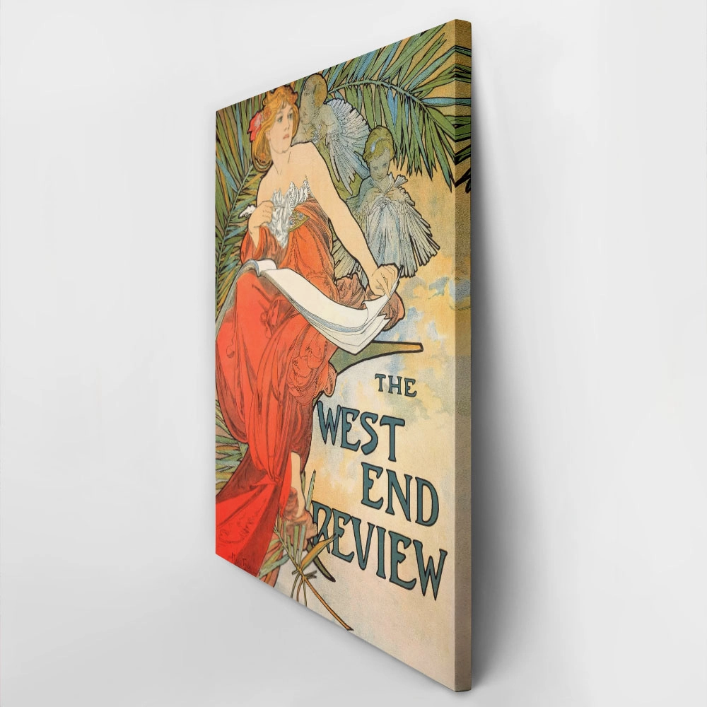 Πινακας σε καμβά ALPHONSE MUCHA - THE WEST END REVIEW