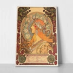 Πινακας σε καμβά ALPHONSE MUCHA - ZODIAC