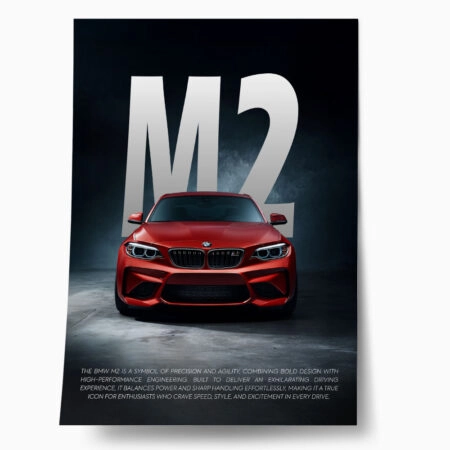 Πόστερ BMW M2 RED - Οχηματα - Αυτοκίνητα