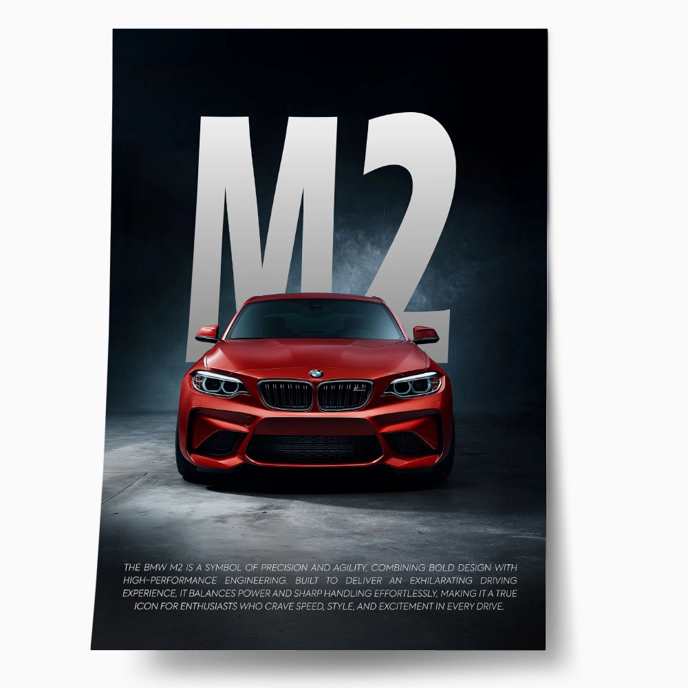 Πόστερ BMW M2 RED
