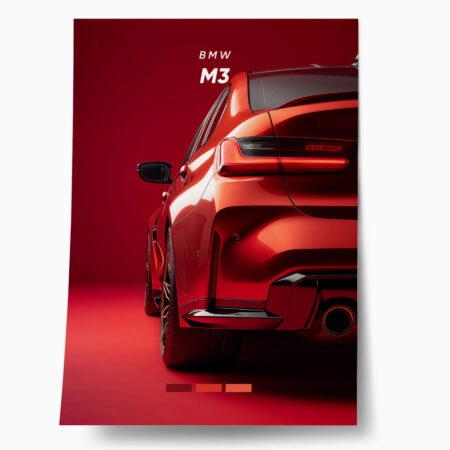 Πόστερ BMW M3 RED - Οχηματα - Αυτοκίνητα