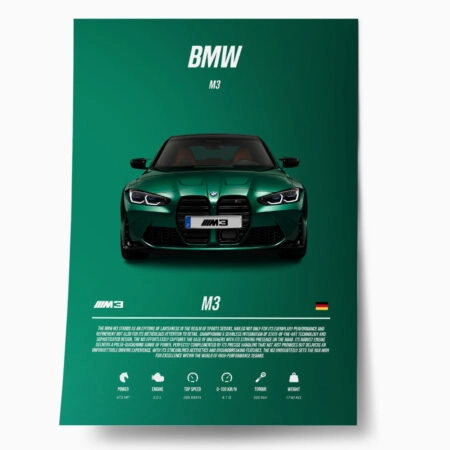 Πόστερ BMW M3 SPECS