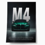 Πόστερ BMW M4 GREEN