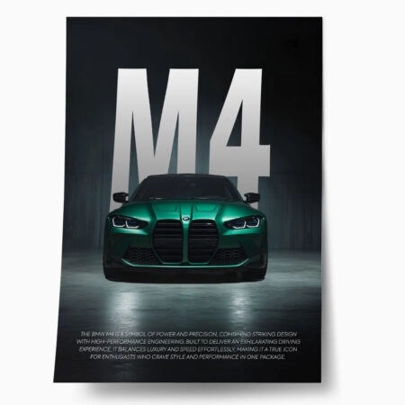 Πόστερ BMW M4 GREEN