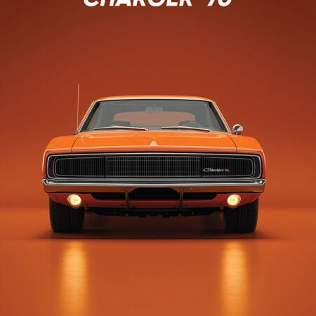 Πόστερ CHARGER 70'S - Οχηματα - Αυτοκίνητα Sticky 2