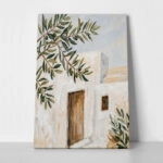 Πινακας σε καμβά CYCLADES OLIVE TREE