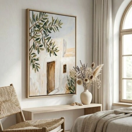 Πινακας σε καμβά CYCLADES OLIVE TREE