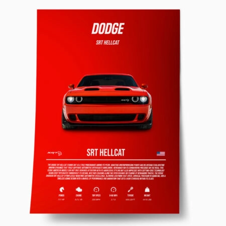 Πόστερ DODGE SRT HELLCAT IMPERIAL