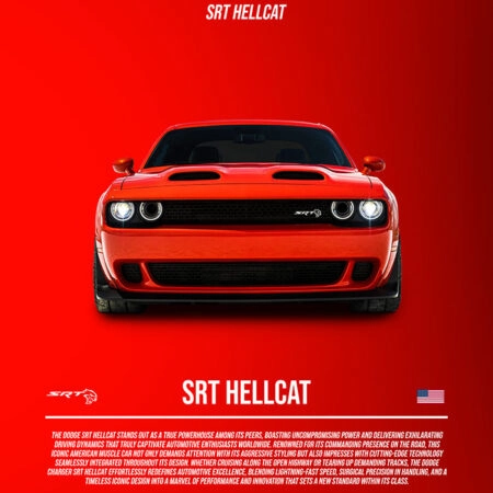Πόστερ DODGE SRT HELLCAT IMPERIAL - Οχηματα - Αυτοκίνητα Sticky 2