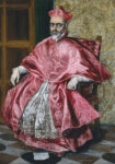 Πινακας σε καμβά EL GRECO - CARDINAL FERNANDO NIÑO DE GUEVARA