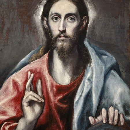 Πινακας σε καμβά EL GRECO - CHRIST BLESSING - El Greco Sticky 5