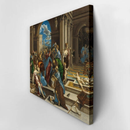 Πινακας σε καμβά EL GRECO - CHRIST CLEANSING THE TEMPLE - El Greco Sticky 2