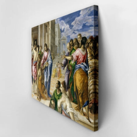 Πινακας σε καμβά EL GRECO - CHRIST HEALING THE BLIND MAN - El Greco Sticky 2