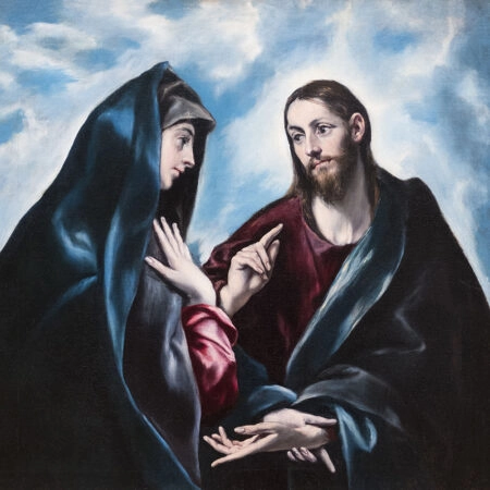 Πίνακας σε καμβά EL GRECO - CHRIST TAKING LEAVE OF HIS MOTHER - El Greco Sticky 5