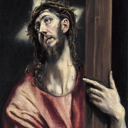 Πινακας σε καμβά EL GRECO - CHRIST WITH THE CROSS - El Greco Sticky 5