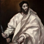 Πίνακας σε καμβά EL GRECO - SAINT BARTHOLOMEW