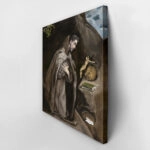 Πίνακας σε καμβά EL GRECO - SAINT FRANCIS KNEELING IN MEDITATION
